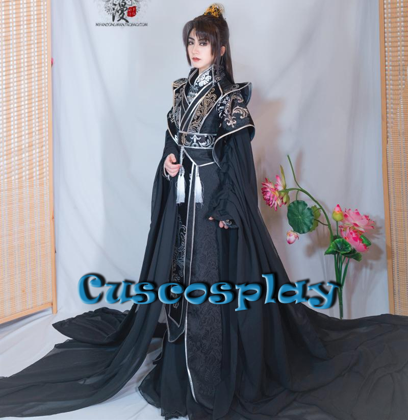 Anime MO DAO ZU SHI Song Lan ڽ ״ Xuan Chang Geng ǻ Sha Po Lang Tian Guan Ci Fu ĳ Hanfu Costume Full Set
